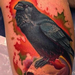 Tattoos - Raven on a skull - 77759